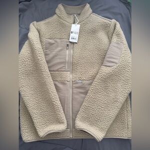 Figs Cream Sherpa Jacket